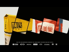 Flexo τυπωμένων υλών καφετιά της Kraft εγγράφου χρήση αγορών υπεραγορών τσαντών ελαφριά φορητή