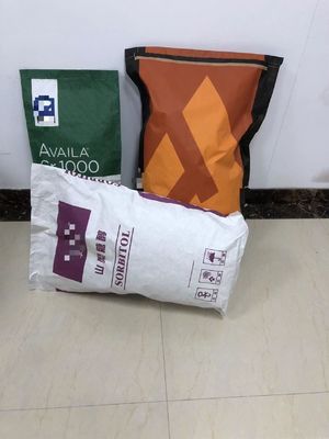 20kg τσάντες χαρτιού με χωρητικότητα αποδέχεται εξατομικευμένο και κλείσιμο τσιμπήματα κάτω και