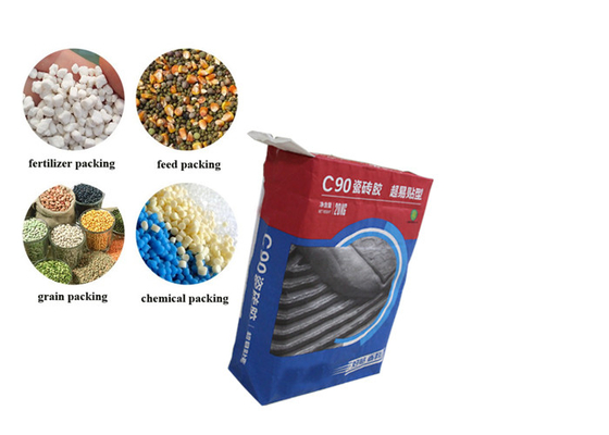 η βαλβίδα εγγράφου 20kg 15KG Kraft τοποθετεί τη συσκευάζοντας κόλλα κεραμιδιών με το λογότυπό σας σε σάκκο