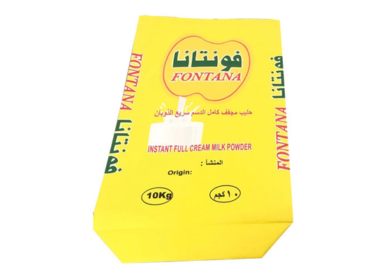 Γάλα σε σκόνη Συσκευασία 20kg 25kg Πολλαπλοί χάρτινοι σάκοι τοίχου 3 στρώσεων Pe Lined