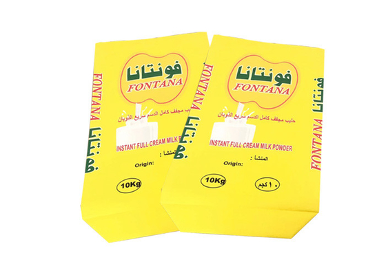 Γάλα σε σκόνη Συσκευασία 20kg 25kg Πολλαπλοί χάρτινοι σάκοι τοίχου 3 στρώσεων Pe Lined