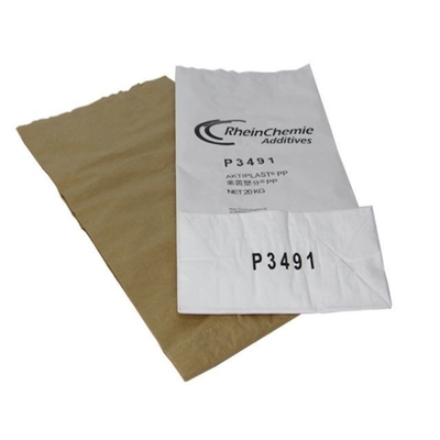 Κολλημένος 3 στρώματα 25kg 50kg Kraft συγκολλήστε τις τσάντες που προσαρμόζονται με θερμότητα