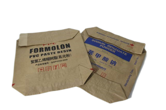 25kg 50kg Kraft που συσκευάζει τη στεγανοποίηση τσαντών βαλβίδων εγγράφου τσαντών τσιμέντου
