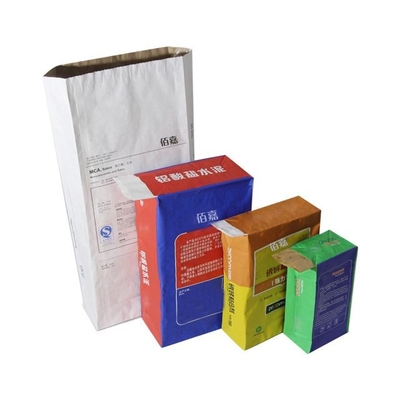 20kg 25kg Τσιμεντοσακούλα Πολλαπλοί Χάρτινοι Σάκοι τοίχου Κεραμικό πλακίδιο Πλαστική συσκευασία
