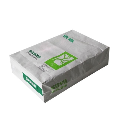 Άσπρη κολλημένη εκτύπωση τσαντών 25kg 50kg Flexo αλευριού ρυζιού τσαντών εγγράφου Multiwall βαλβίδων