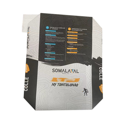 20kg 25kg Τσιμεντοσακούλα Πολλαπλοί Χάρτινοι Σάκοι τοίχου Κεραμικό πλακίδιο Πλαστική συσκευασία
