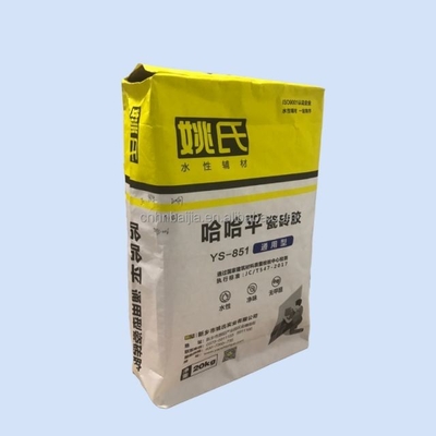 25kg 40kg 50kg 3 βιομηχανικής Multiwall εγγράφου τσαντών 1-4ply στρώματα αντίστασης ένδυσης