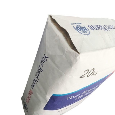 60gsm-10gsm σάκοι 25kg βαλβίδων εγγράφου για τον κορφολόγο εύκολο στο άνοιγμα και που γεμίζει