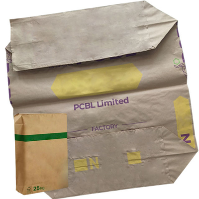 20kg Multiwall βαλβίδων εγγράφου κατώτατη υγρασία φραγμών τσαντών τετραγωνική ανθεκτική