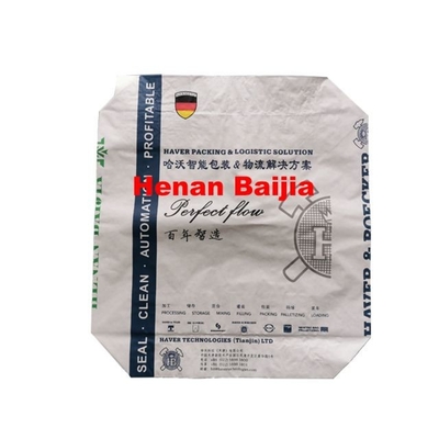 30kg εκτύπωση Flexo τσαντών εγγράφου Multiwall Kraft τσαντών συσκευασίας αλευριού σίτου ψωμιού