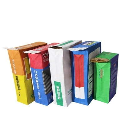 χημικές τσάντες εγγράφου Multiwall Kraft λιπασμάτων 25kg 50kg που στεγανοποιούν 20kg