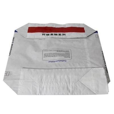 25kg κολλημένες τσάντες Eco εγγράφου Multiwall βαλβίδων βαλβίδων εγγράφου της Kraft τσιμέντο φιλικό