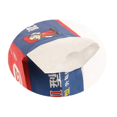 Βιομηχανικές χάρτινες τσάντες 10kg ανθεκτικές στην υγρασία Προσαρμοσμένο σχέδιο