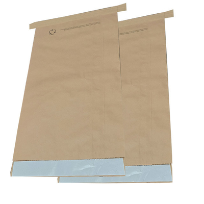 το ραμμένο έγγραφο ανοικτό στόμα 25kg 20kg Multiwall τοποθετεί το βαθμό τροφίμων σε σάκκο καφετή για την καρύδα