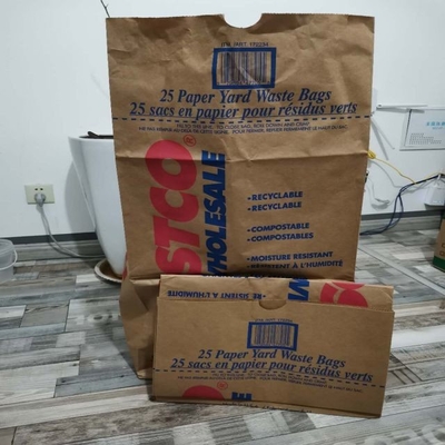 Χάρτινες τσάντες γκαζόν, πάχους κατά παραγγελία, διαφορετικών μεγεθών, φιλικές προς το περιβάλλον