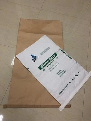 Προσαρμοσμένες ραμμένες χαρτοσακούλες με ανοιχτό στόμα για υψηλής απόδοσης ανάγκες