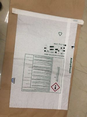 Προσαρμοσμένες ραμμένες χάρτινες σακούλες με ανοιχτό στόμα για ζωοτροφές και πρόσθετα