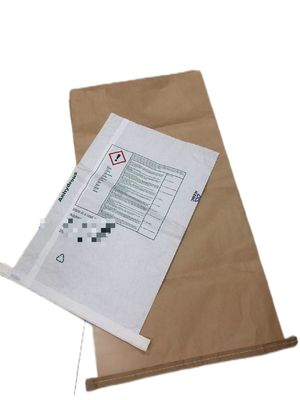 Περιβαλλοντικά φιλικά ραμμένα ανοιχτά στόμα Πολυπετραμικές χαρτοσακούλες Προσαρμοσμένο λογότυπο