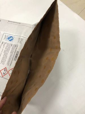 25kg Πολλαπλές τοιχωμένες χαρτοσακούλες τετράγωνος κάτω ανοιχτό στόμα για χημικές συσκευασίες