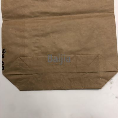Κοινό Εξαιρετικό Πολυπετρώδες Σάκους Χαρτιού Kraft Βιομηχανική συσκευασία 25kg