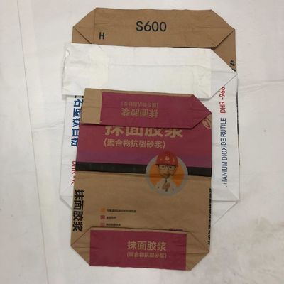 Υδατοασφαλής υγρασία-ασφαλής τροφική ποιότητα βιοδιασπώμενη επικάλυψη βαλβίδας Πολυπετραμικές χαρτοσακούλες