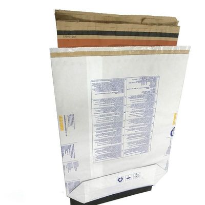 Προσαρμόσιμη ανακυκλωμένη θερμικά σφραγισμένη χάρτινη σακούλα πολλαπλών τοιχωμάτων για συσκευασία τροφίμων