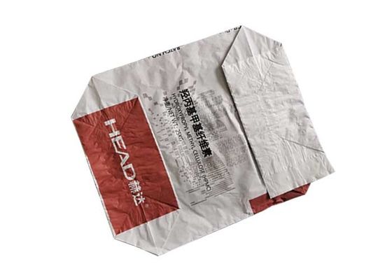 Κολλημένες τσάντες βαρέων καθηκόντων 40kg εγγράφου Multiwall βαλβίδων βαλβίδων τσιμέντου συνήθειας σάκος