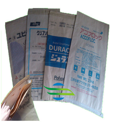 τσάντες εγγράφου 20kg multiwall Κραφτ