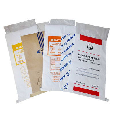 τσάντες εγγράφου 5kg 10kg 25kg Multiwall Kraft για τη συσκευασία σιταριού