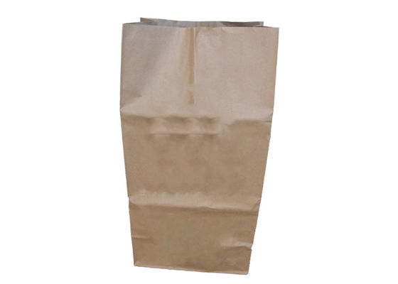 Βγάζει φύλλα τα απορρίματα τσάντες εγγράφου χορτοταπήτων 3 στρωμάτων 25kg Multiwall Kraft