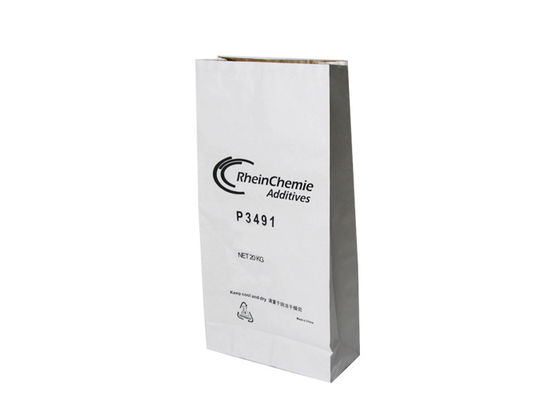 15kg 20kg 25kg διπλή τσάντα εγγράφου της Kraft στρώματος άσπρη καφετιά για τη συσκευασία