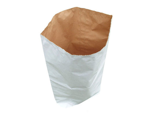 25kg καφετιοί Multiwall εγγράφου σάκοι εγγράφου της Kraft ρυζιού τσαντών ανακυκλωμένοι
