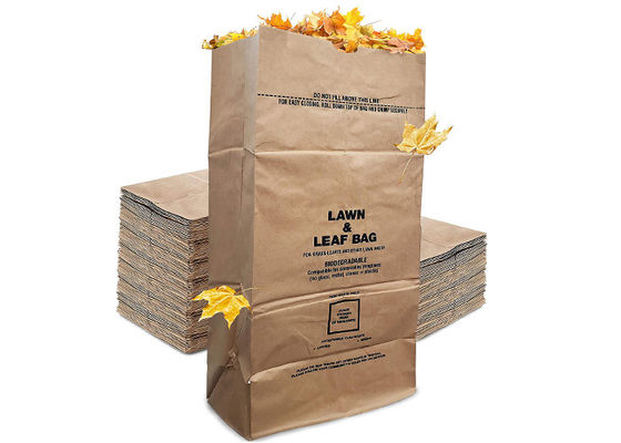 25Kg βαρέων καθηκόντων τσάντα εγγράφου Multiwall Kraft απορριμάτων χορτοταπήτων τσαντών εγγράφου χορτοταπήτων