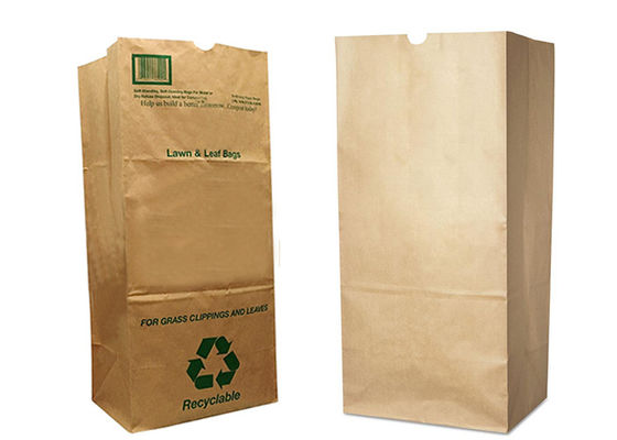 Καφέ Kraft Eco Friend κομποστοποιήσιμη χάρτινη σακούλα απορριμμάτων διπλής στρώσης
