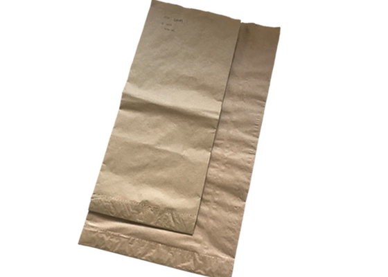 Kraft Paper Bag For Packing Milk Powder Sewn Kraft Paper Bag Flat Bottom Paper Bags