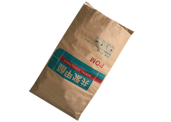 Kraft Paper Bag For Packing Milk Powder Sewn Kraft Paper Bag Flat Bottom Paper Bags